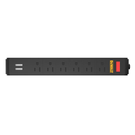 DEWALT Magnetic Power Strip with 6 Power Outlets, DEWALT Workshop Storage System Compatible (DWST82693)