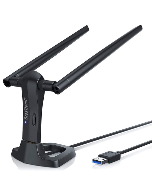 BrosTrend AC1200 Linux WiFi Adapter for Ubuntu, Kali, Mint, Debian, Lubuntu, Xubuntu, Mate, Zorin, PureOS, Raspberry Pi, Windows etc. 5GHz + 2.4GHz