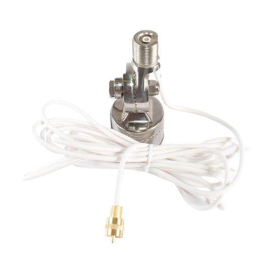 Shakespeare Antenna Mount QC Rail SS W/Cable