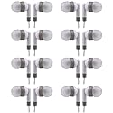 CN-Outlet Bulk Earbuds Headphones 50 Pack, Wholesale Disposable Earphones for Schools Classroom Students Kids Children (White)