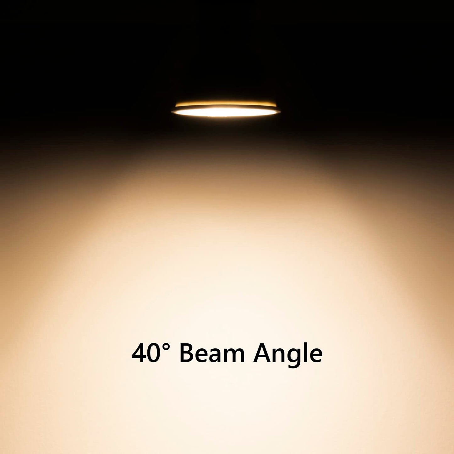 Maelsrlg PAR16 LED Long Neck Recessed Spotlight Bulb, 6W(60W-75W Equivalent) Dimmable, 600 Lumens, 40° Beam Angle, Track Light Bulbs Warm White 3000K