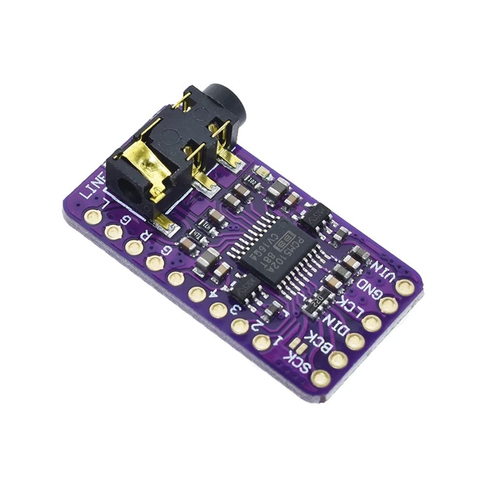 Rakstore PCM5102A DAC Decoder GY-PCM5102 I2S Player Module for Raspberry Pi pHAT Format Board Digital PCM5102 Audio Board