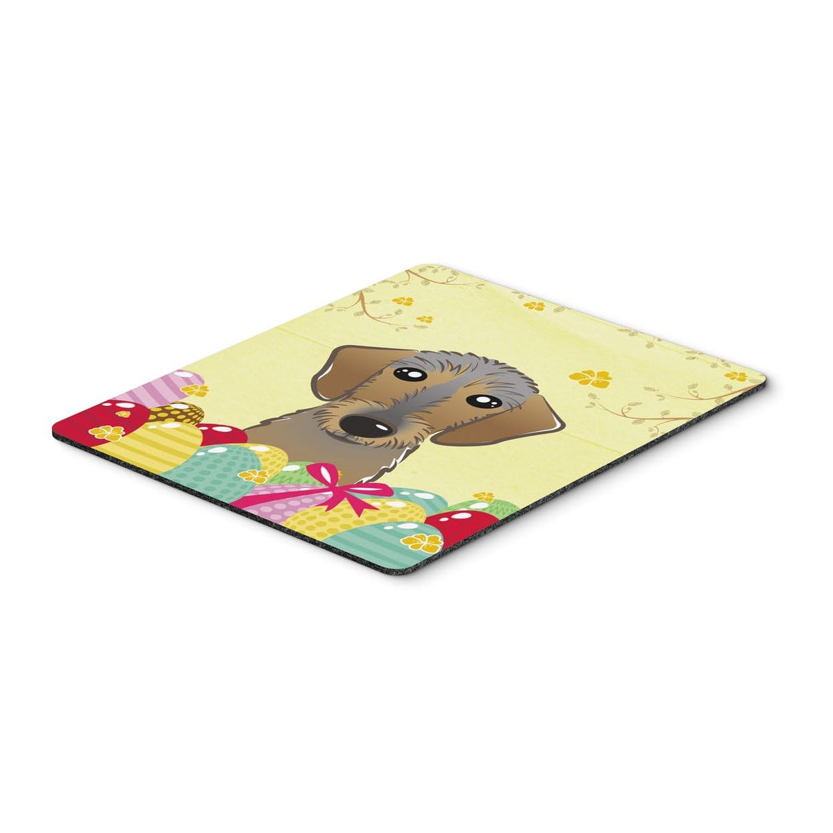 Caroline's Treasures BB1915MP Wirehaired Dachshund Easter Egg Hunt Mouse Pad, Hot Pad or Trivet for Home Office Gaming Working Computers Laptop Mouse