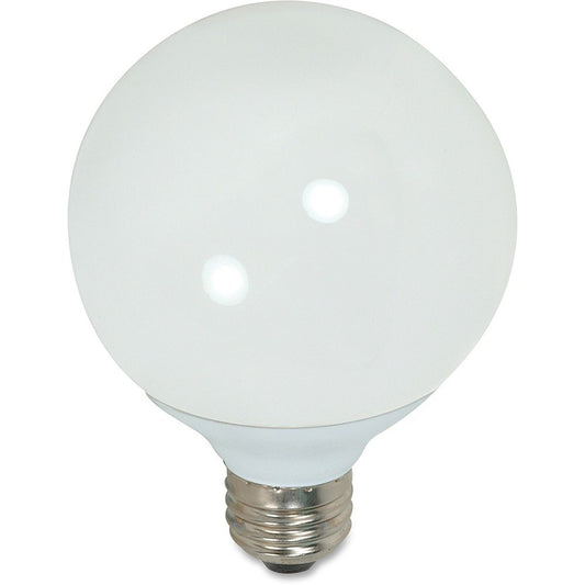 Satco S7304 15-Watt Medium Base Globe, 2700K, 120V Incandescent Lamp