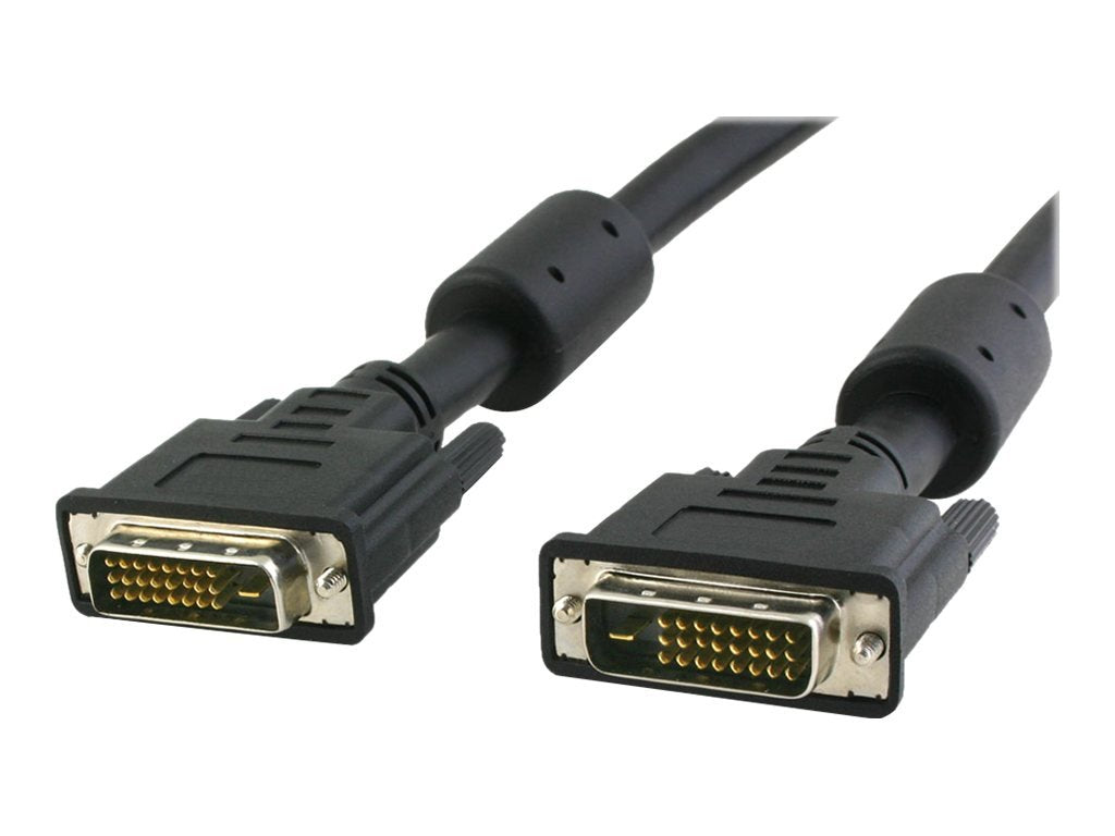 4xem 4XDVIDMM15' DVI Cable Dual Link 15' 24+5 Pin Combined DVI M/M, Black