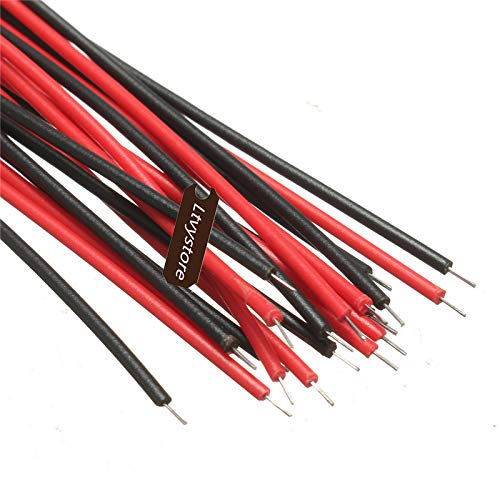 Ltvystore 20Pack 10MM 12V White LED Pre Wired Prewired 7.87 Inch Lamp Light Bulb Prewired Emitting Diode& 20Pack Black 10MM LED Plastic Clip Holder
