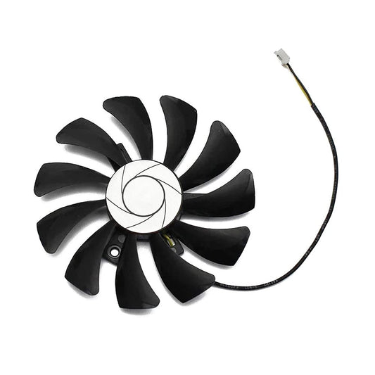 Rakstore 85mm Graphics Card Cooling Fan Replacement for MSI GTX1050 GTX 1050 Ti RX560 Quiet Cooler Fan (2 Pin)