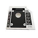 DY-tech 2nd SATA Hard Drive HDD SSD Case Caddy Frame Tray for Dell Latitude 3340 3440 3540