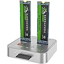 MAIWO K3016CL M.2 SATA/NVMe Docking Station, 10Gbps USB-C SSD Duplicator with SD Express Slot, One-Key Offline Clone, Dual M.2 SSD Reader & Writer