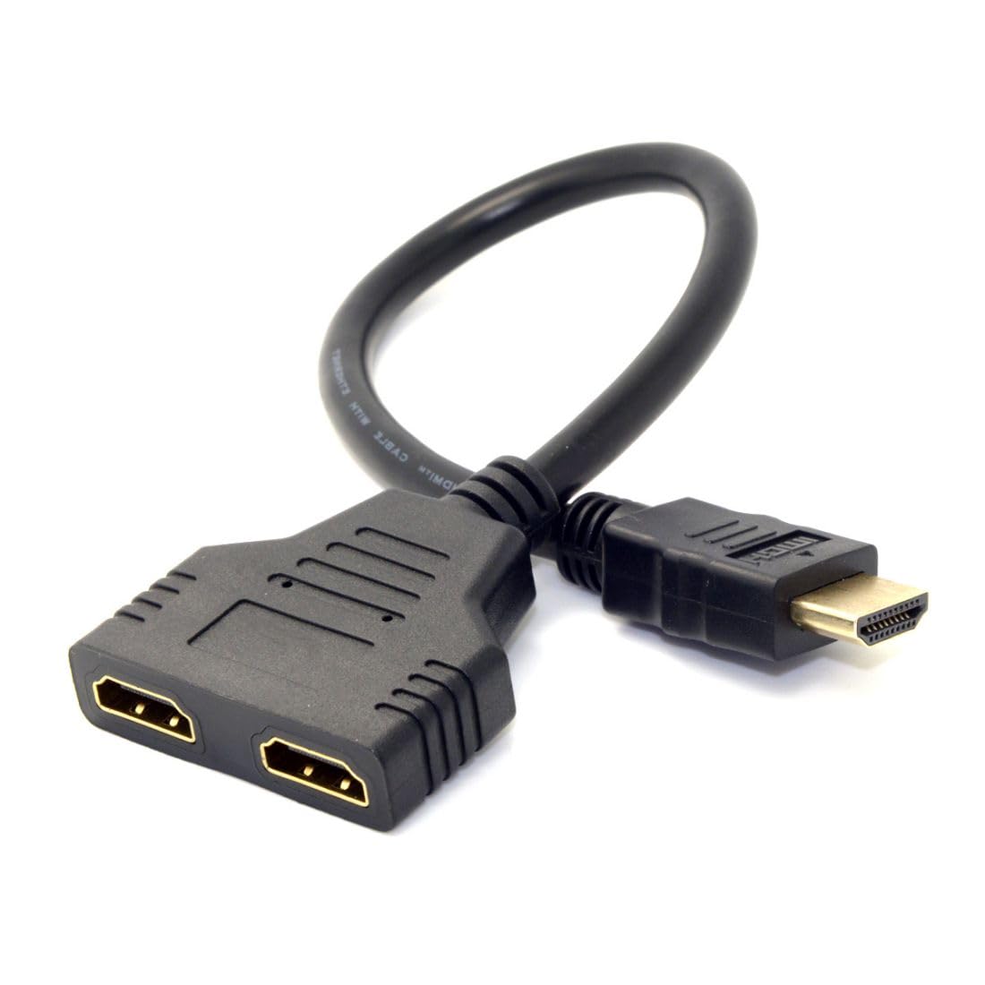 Chenyang HDMI 1 Male to 2 Female Y Splitter Switch Extension Adapter Cable for for PC HDTV Laptop 1080P