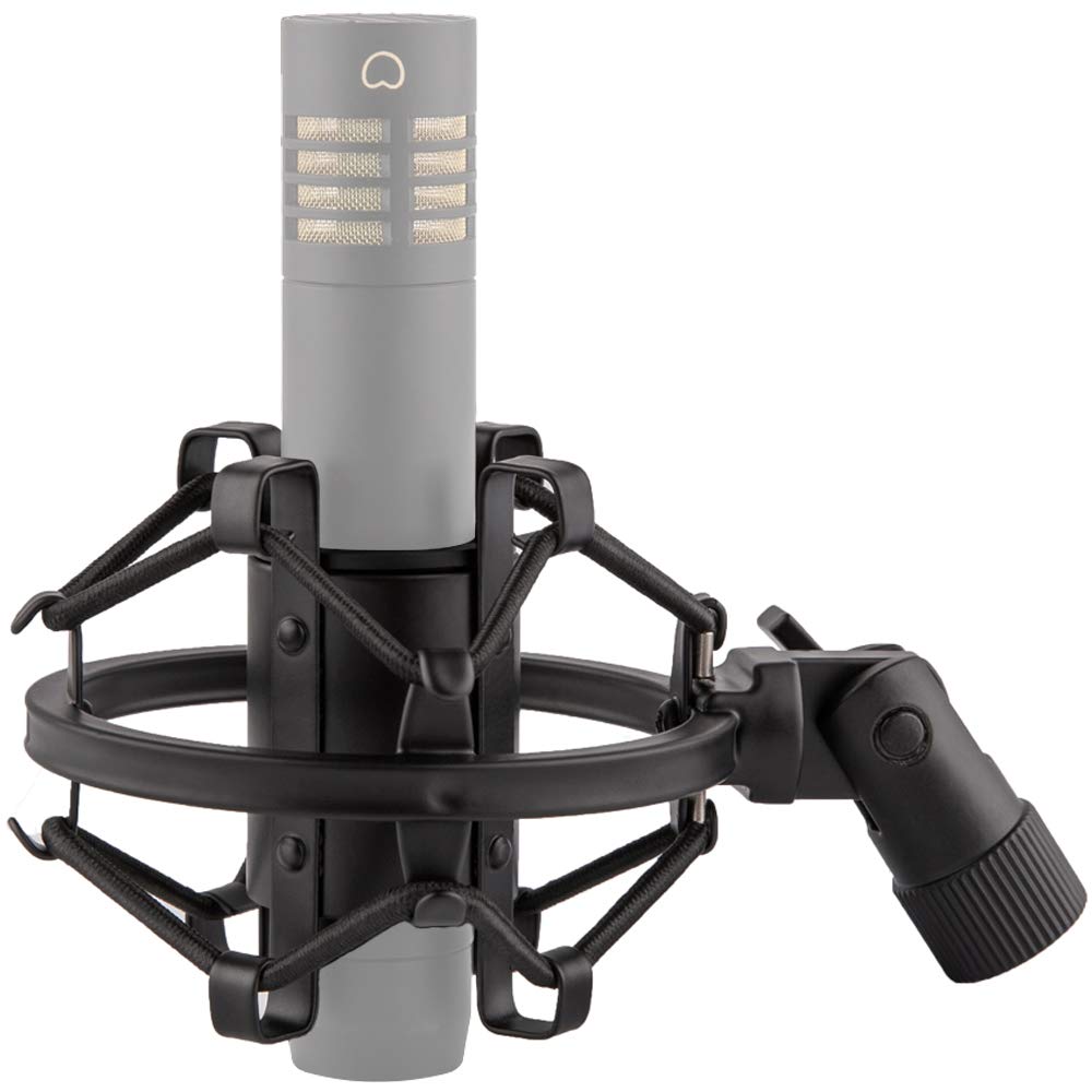 LYRCRO Microphone Shock Mount for 21mm-23mm Small Diameter Size Instrument Condenser Mic or Shotgun Mic like Rode NTG-1 NTG-2