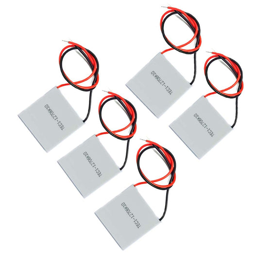 Kiro&Seeu 5pcs TEC1-12706 Heatsink Semiconductor Refrigeration Tablets 5.8A 12 Volt 60W Watt Thermoelectric Cooler Cooling Peltier Plate Module