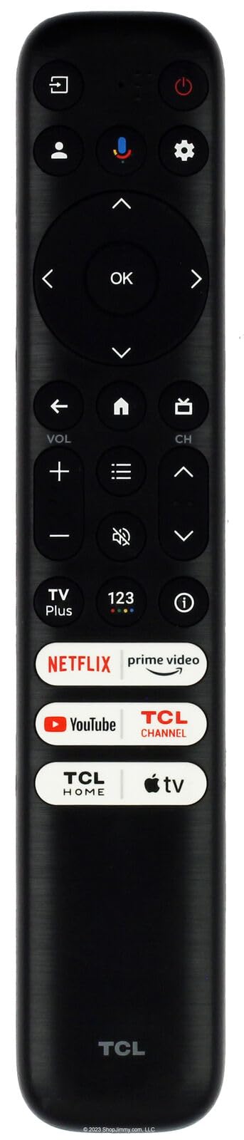 Amtone OEM Replacement Google Voice Remote Control RC813 for TCL Android TV Mini-LED QLED 4K UHD Smart TV with 6 Shortcut Buttons