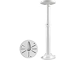 BeElion 11.8 - 23.6" Telescopic Adjustable Security Camera Mount I-Shaped, Universal Wall & Ceiling Bracket for Dome CCTV Cameras, Fits Surveillance