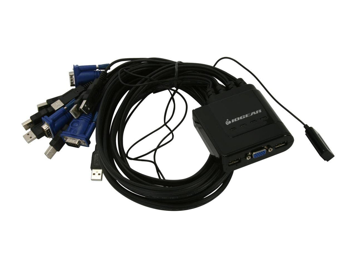 IOGEAR 4-Port USB Cable KVM Switch