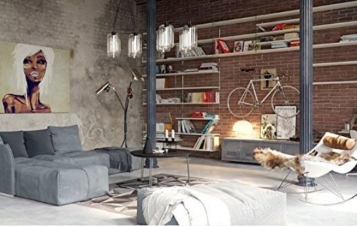 Bulbright Vintage Tubular LED Filament Bulb Dimmable T30 6W LED Light Bulb, E26 Base, Clear Warm White 2700K, 60W Equivalent, 110-120VAC, Dimmable