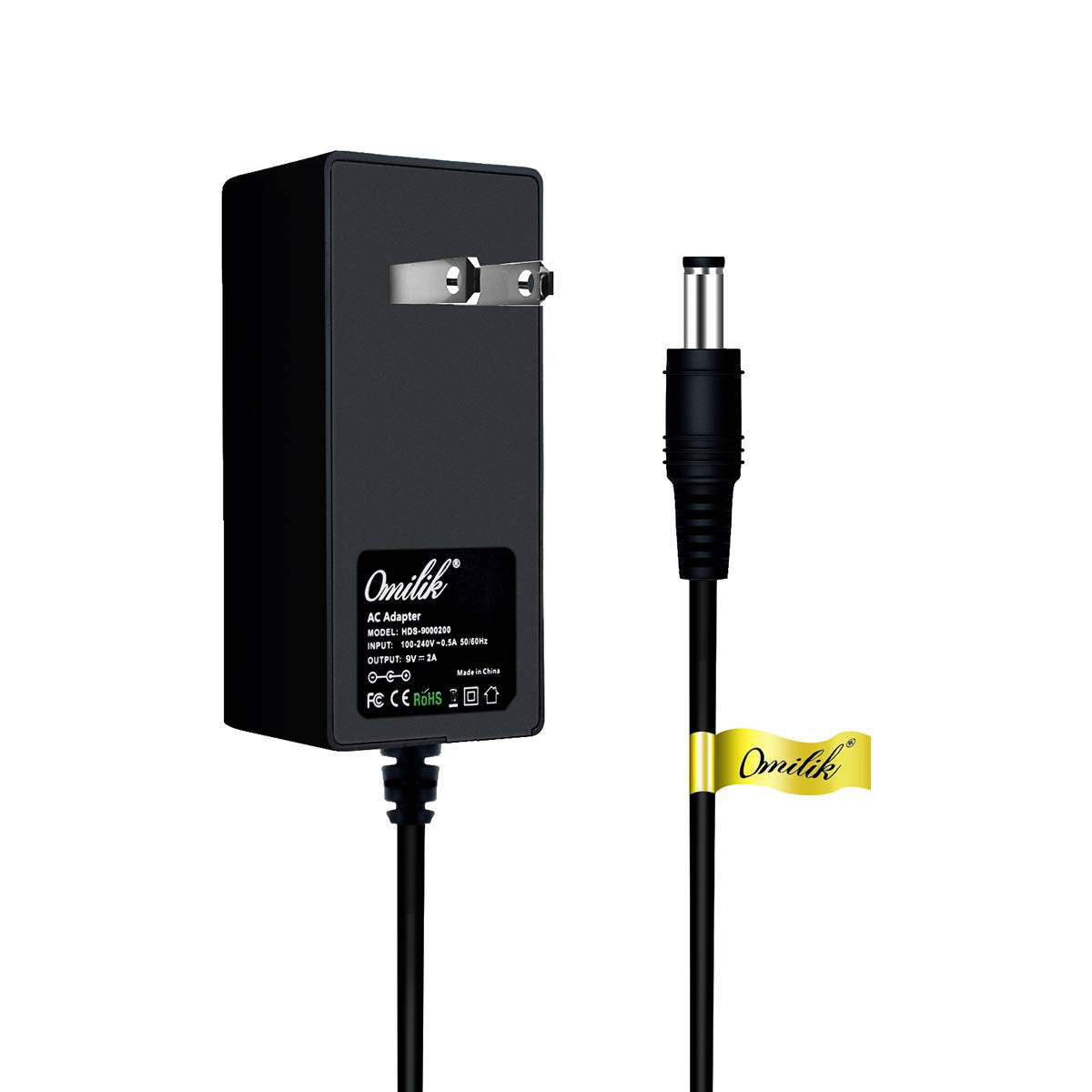 Omilik 9V AC to DC Adapter Compatible with ProForm Upright Bikes and Hybrid Trainer Elliptials NordicTrack GX 2.5, 2.7, 4.5, 4.7 E 5.9 Power Supply…