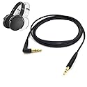 V-MOTA Earphone line Cable Compatible with Sennheiser HD400S HD350BT HD4.30 HD4.40BT HD4.50BTNC HD450BT HD458BT Momentum Over-Ear Headset,1.4 Meters…
