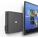Monzlteck New Wall Mount for PS-4 Slim, Near or Behind TV, Space Saving,Customized to Perfectly Fit PlayStation4 Slim,Easy to Install