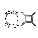 for Corsair Hydro Water Series for H80I VW,H100I V2,H115I for NZXT Kraken X53 240mm for Intel 1366 1150 1151 1155 Socket Compatible INTELB_X