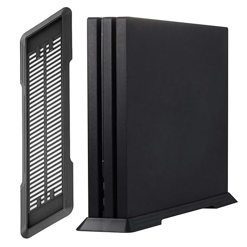 KlsyChry Vertical Stand for PS4 Pro PlayStation 4 Pro with Built-in Cooling Vents and Non-Slip Feet