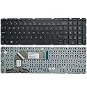 Laptop Replacement Keyboard Fit HP Pavilion 17-E116NR 17-E125NR 17-E131NR 17-E134NR 17-E135NR 17-E141NR 17-E147NR US Layout (Black)