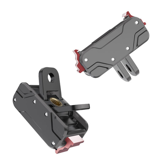 VRIG XIAOTJ 2pack Action 6/Nano Magnetic Quick Release Adapter Mount, Dual-Direction Magnetic, with 1/4" Thread and Foldable Action Camera Adapter