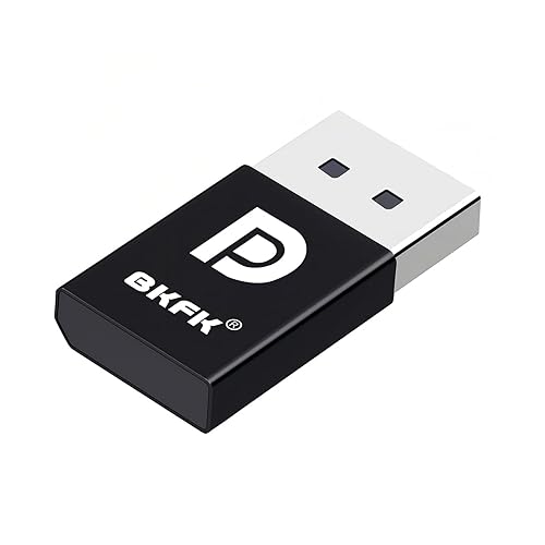 BKFK DP 4K 60Hz DisplayPort Headless Dummy Plug - Supports 1080p-120Hz EDID Emulator Dongle 60Hz for Crypto Mining, Remote Servers, and Virtual