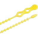 Beadle Wrap Cable Ties, Yellow, 12-In., 15-Pk.