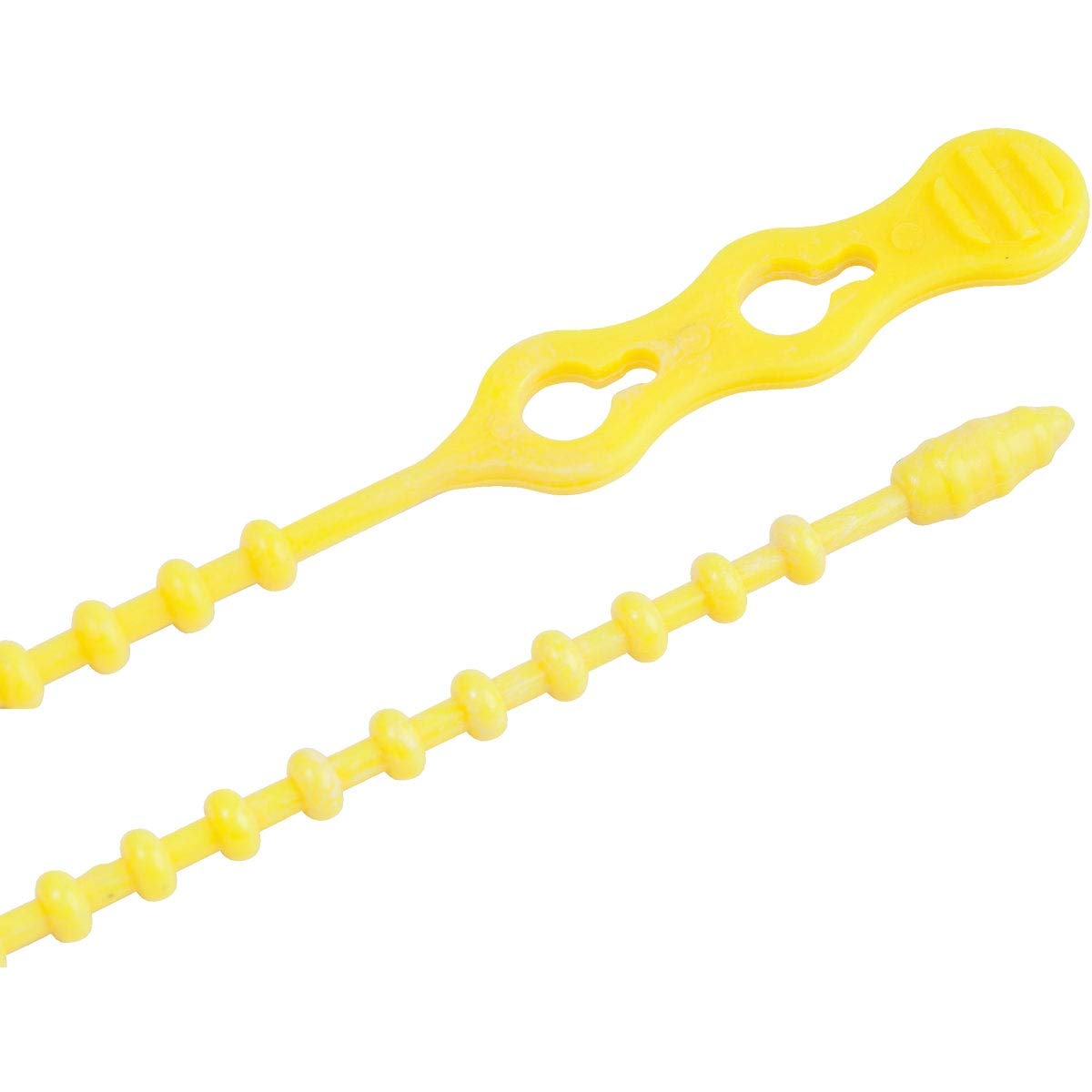 Beadle Wrap Cable Ties, Yellow, 12-In., 15-Pk.