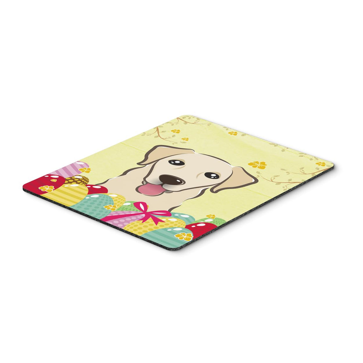 Caroline's Treasures BB1934MP Golden Retriever Easter Egg Hunt Mouse Pad, Hot Pad or Trivet for Home Office Gaming Working Computers Laptop Mouse