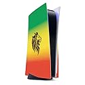 MightySkins Gaming Skin for PS5 / Playstation 5 - Rasta Lion | Protective Viny wrap | Easy to Apply and Change Style | Made in The USA