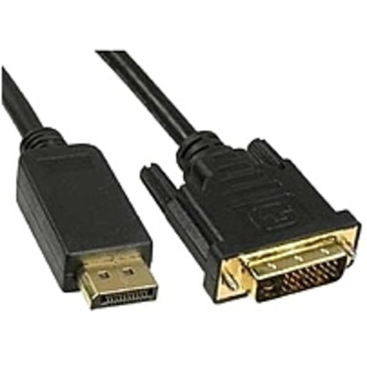 Unirise, USA 15ft DVI-Digital Dual Link to Displayport, Male - Male DVIDP-15F-MM