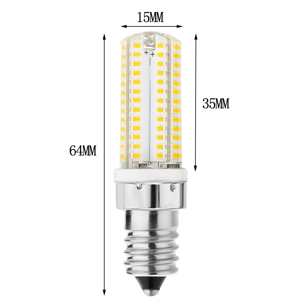 Rayhoo 2pcs E14 LED Light Bulbs 5W Equivalent 40W Incandescent Bulb, E14 European Base Bulb, Not Dimmable, Warm White 2800-3200K, 300-320LM