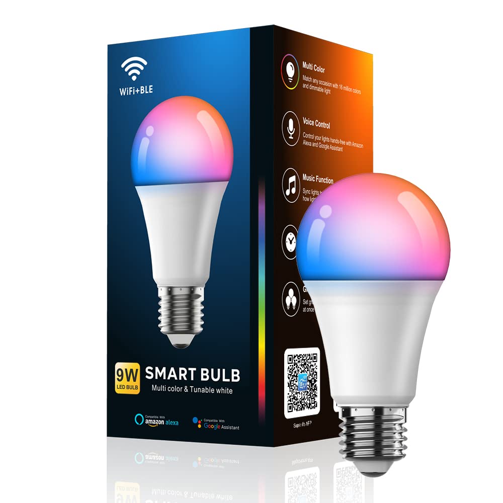 YHW Surplife App Smart WiFi Light Bulb-9W