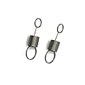 BCH 2-Pack Springs for N16 Duplexer Bottom Plate & Paper Feed (PF) Plate - Compatible with HP OfficeJet Pro Printers - Replacement Duplex/Paper Feed