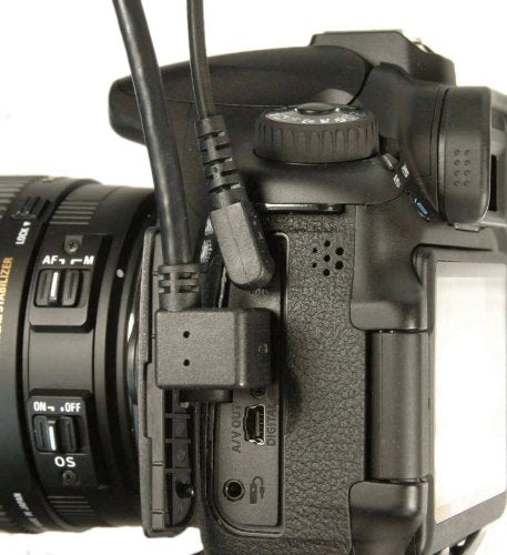 ALZO Short Cable Red for DSLR Cameras. Compatible with HDMI