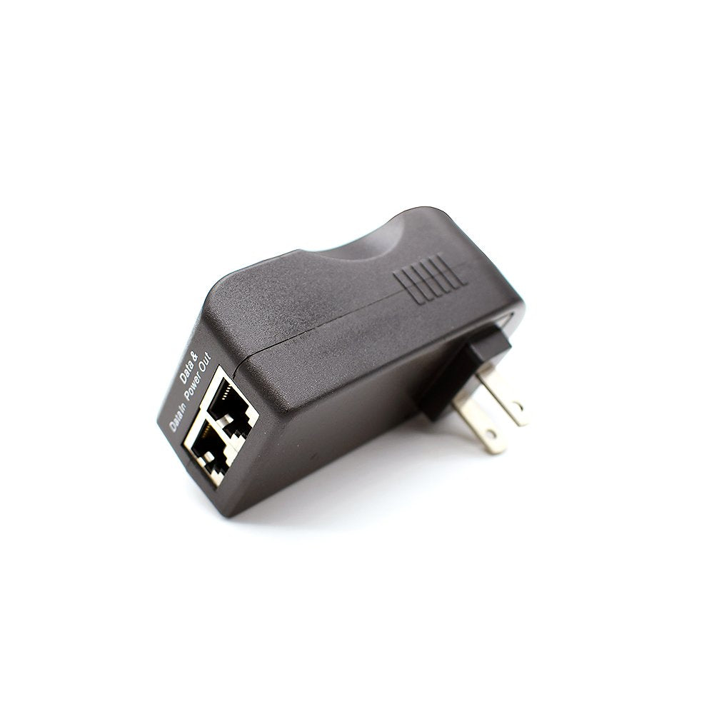 48V Gigabit Power Over Ethernet POE Injector, 24W Wall PoE Adapter,100/1000Mbps 802.3af Compliant, Up to 100 Meters (328 Feet)