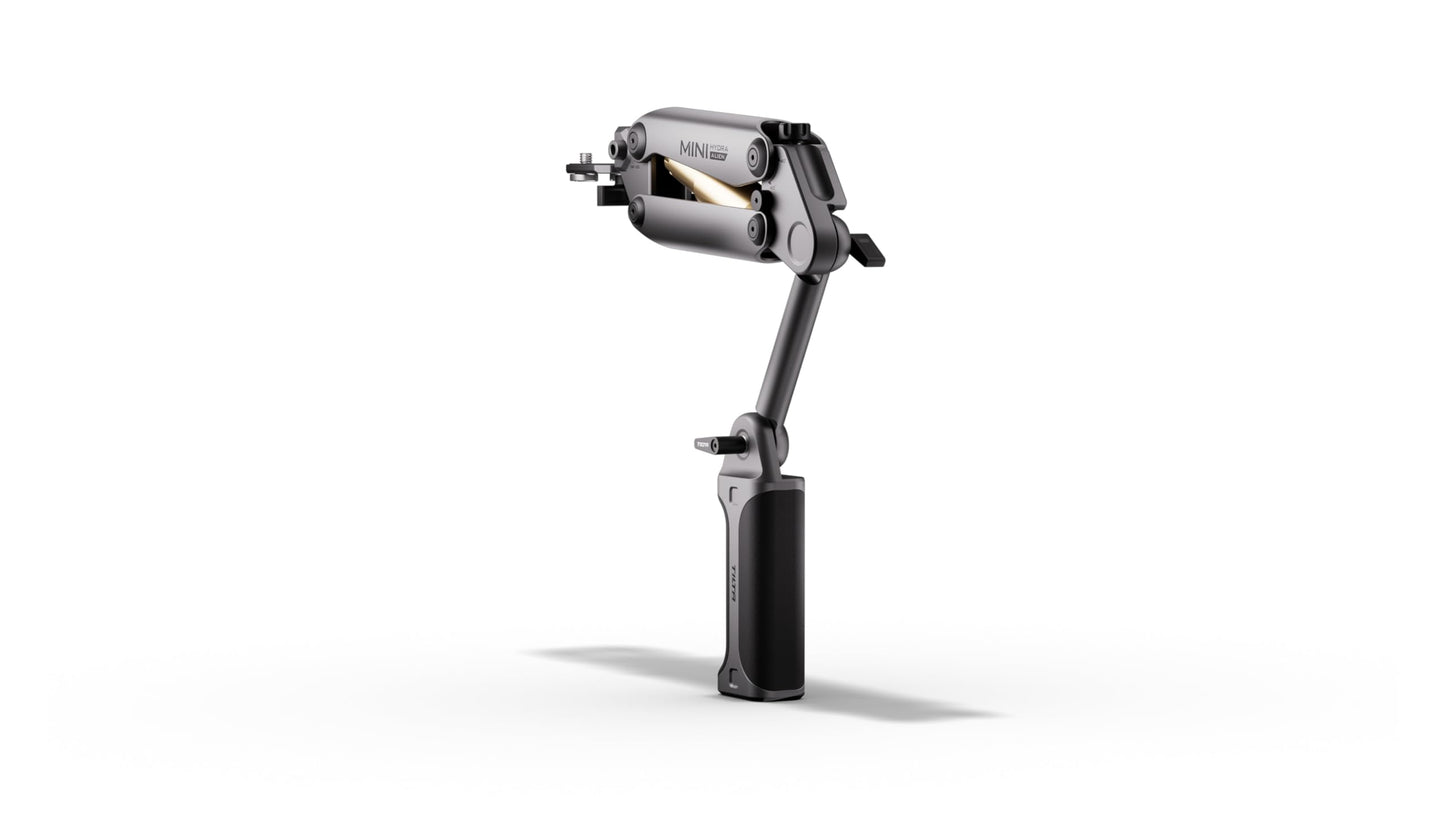 Tilta Hydra Alien Mini Handheld Kit - Titanium Gray | Compatible with DJI Pocket 3, and other action cams/smartphones | Hydraulic Damping | Adjustable