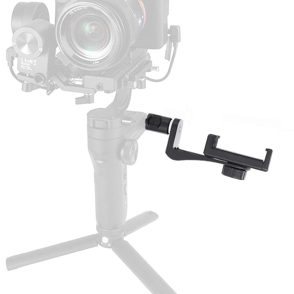 Serounder Phone Clip Holder Mount Adapter Bracket for Lab, S, Crane3, Phone Bracket Smartphone Clip Holder Mount Bracket for Feiyu G6/G6 Plus, Tripod