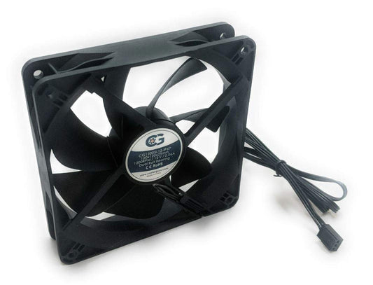 Coolerguys Quiet Waterproof 120mm Fan (120x120x25mm)