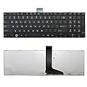 ndliulei US Black Laptop Keyboard Replacement for Toshiba Satellite C855 Series, PS/2 Connectivity, 104 Keys, Easy Replacement