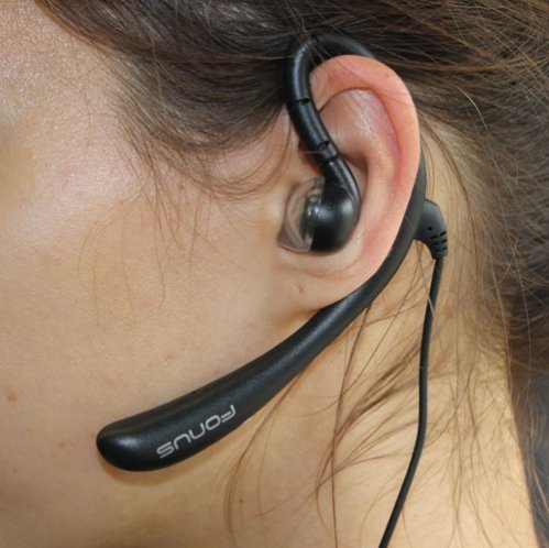 Premium Behind-The-Ear WIRED Hands-free Boom Headset MONO Headphone Single Earphone with Microphone for Verizon Kyocera Brigadier, Verizon Kyocera…