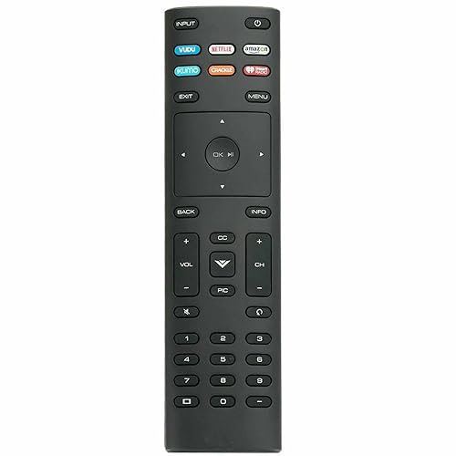 Remote Control XRT136 for Vizio Smart TV V555-G1 V556-G1 V605-G3 V655-G9 V656-G4 V705-G3 V755-G4