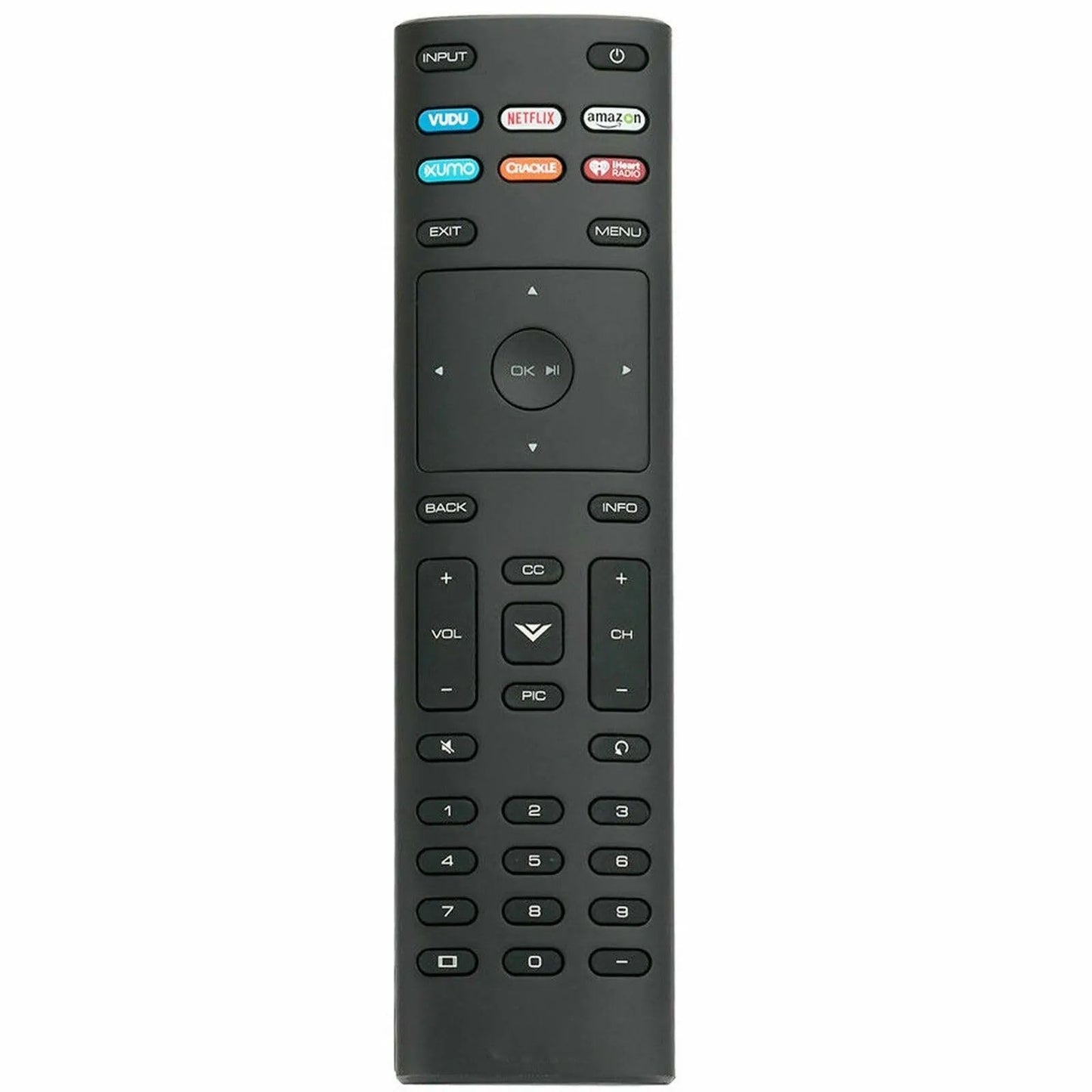 Remote Control XRT136 for Vizio Smart TV V555-G1 V556-G1 V605-G3 V655-G9 V656-G4 V705-G3 V755-G4