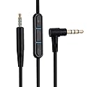 UNCLE LIGHT QC25 QC35 QC35 II QC45 OE2 OE2i Replacement Audio Cable, Compatible with Bose Headphones, 3.5mm to 2.5mm Male Stereo Jack Cord, 4.6 Ft…