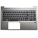 New Laptop Latin Keyboard for HP Probook 450 G9 455 G9 with Palmrest Upper Cover Case Backlit