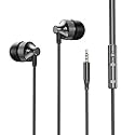 Bodykoo Pro Gaming Earphones with Built-in Microphone, 3.5mm & USB-C Options, 10mm Dynamic Driver for Spatial Audio, Smart in-Line Control, Secure…