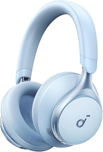 Soundcore by Anker, Space One, Active Noise Cancelling Headphones, 2X Stronger Voice Reduction, 40H ANC Playtime, App Control, LDAC Hi-Res Wireless…