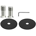 Flush Mount Kit 2 X 3/8" "Bullet" Screw & 2 Spacers / Tripod Clamp Desmond